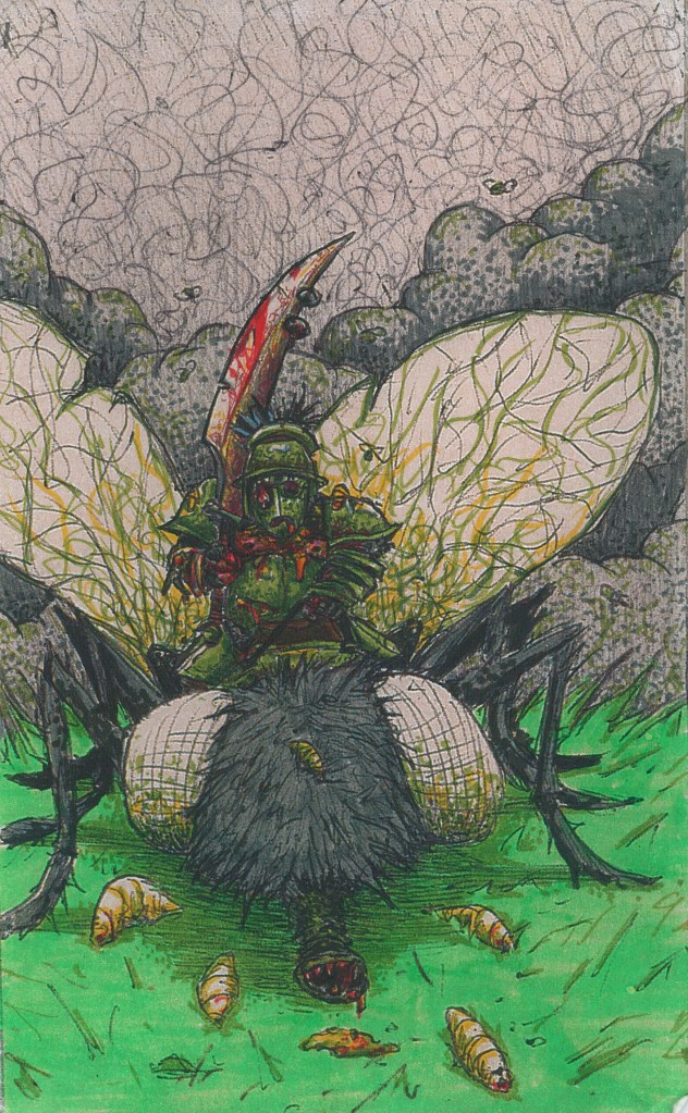 Nurgal Champ on giant Fly